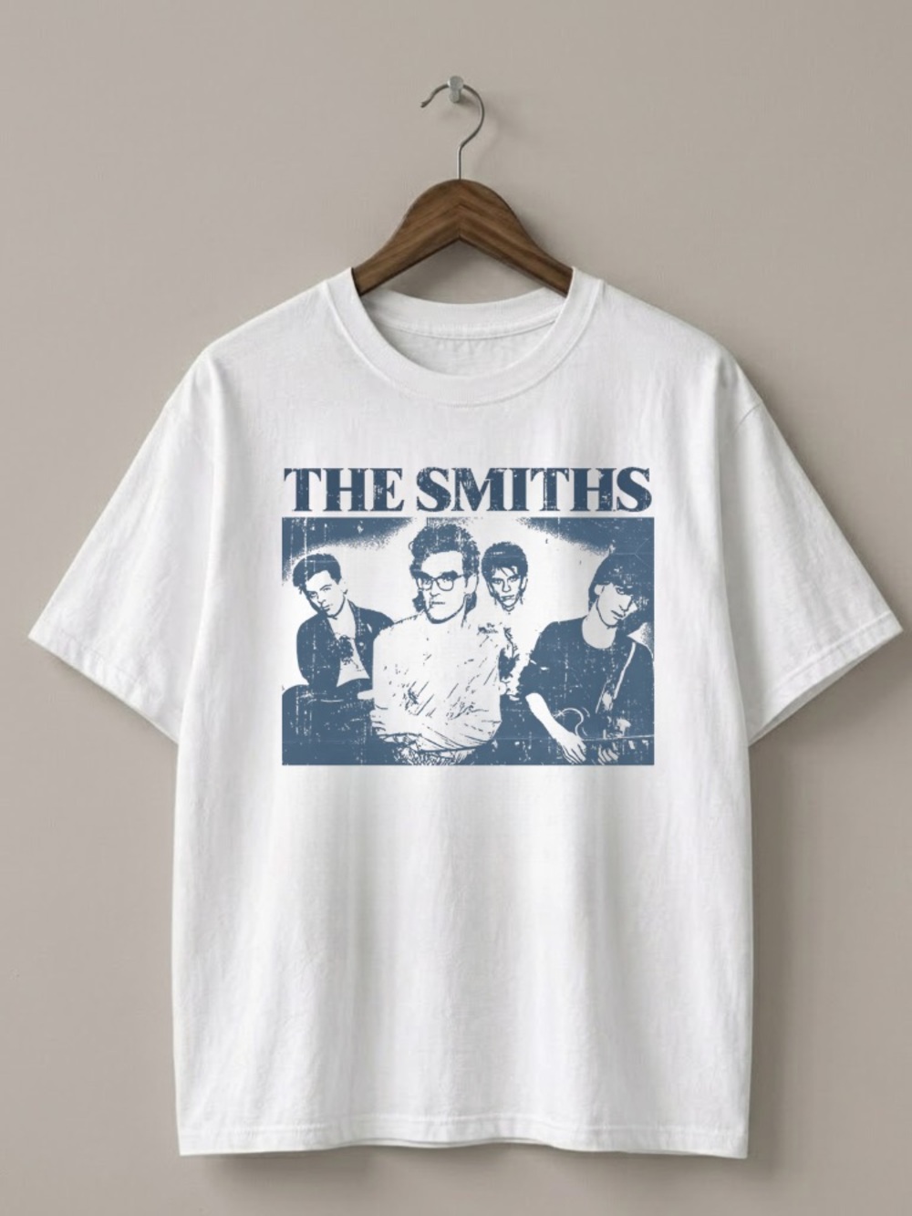 The Smiths Promo Photo Retro Style 80s 90s Rock Band Graphic tee | Gildan